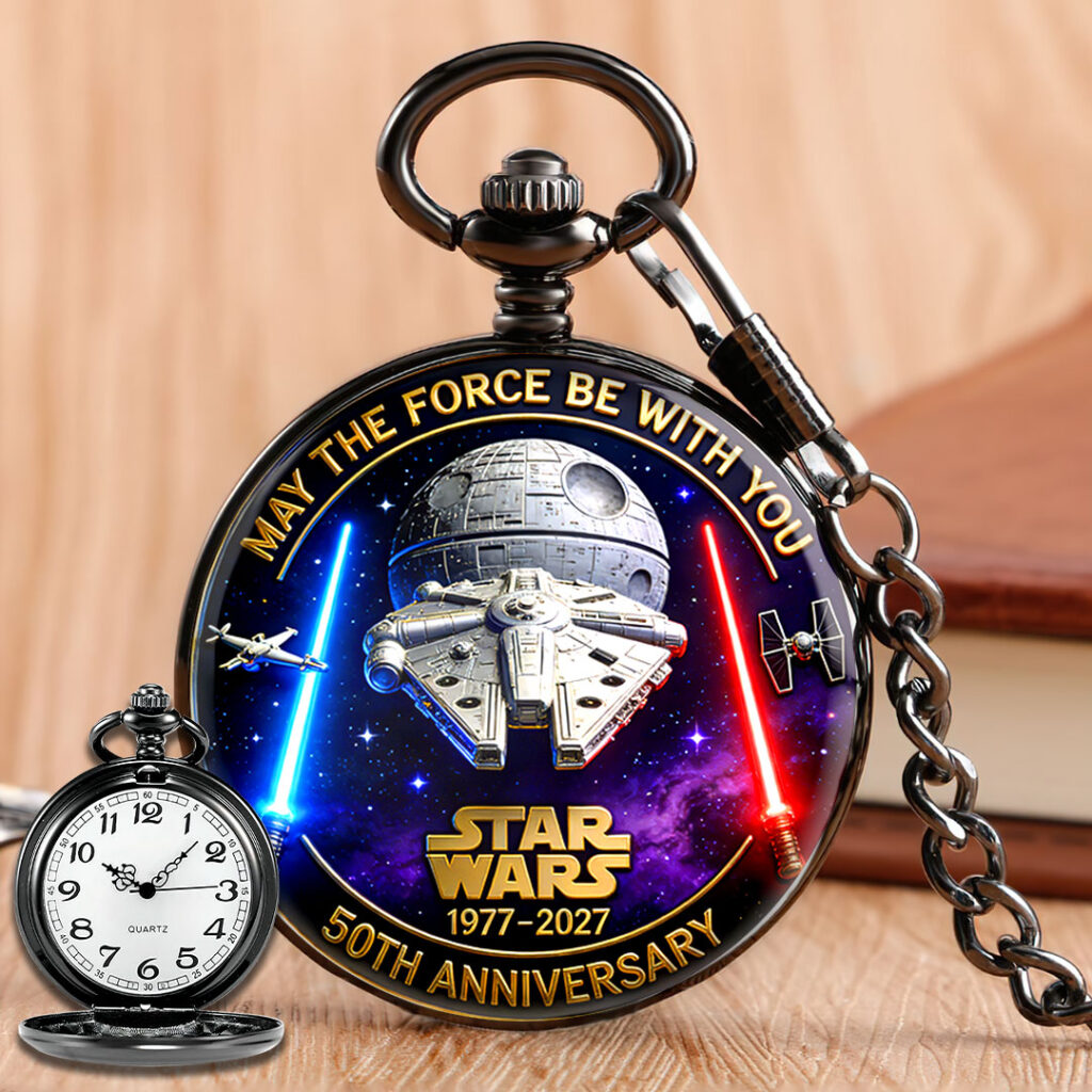 Star Wars 50th Anniversary Pocket Watch - HOATT16975