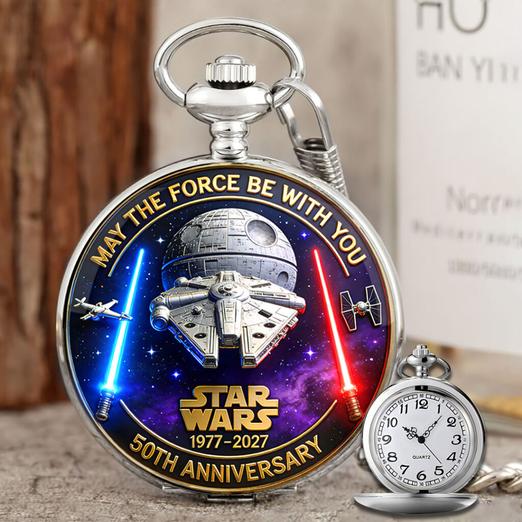 Star Wars 50th Anniversary Pocket Watch - HOATT16975
