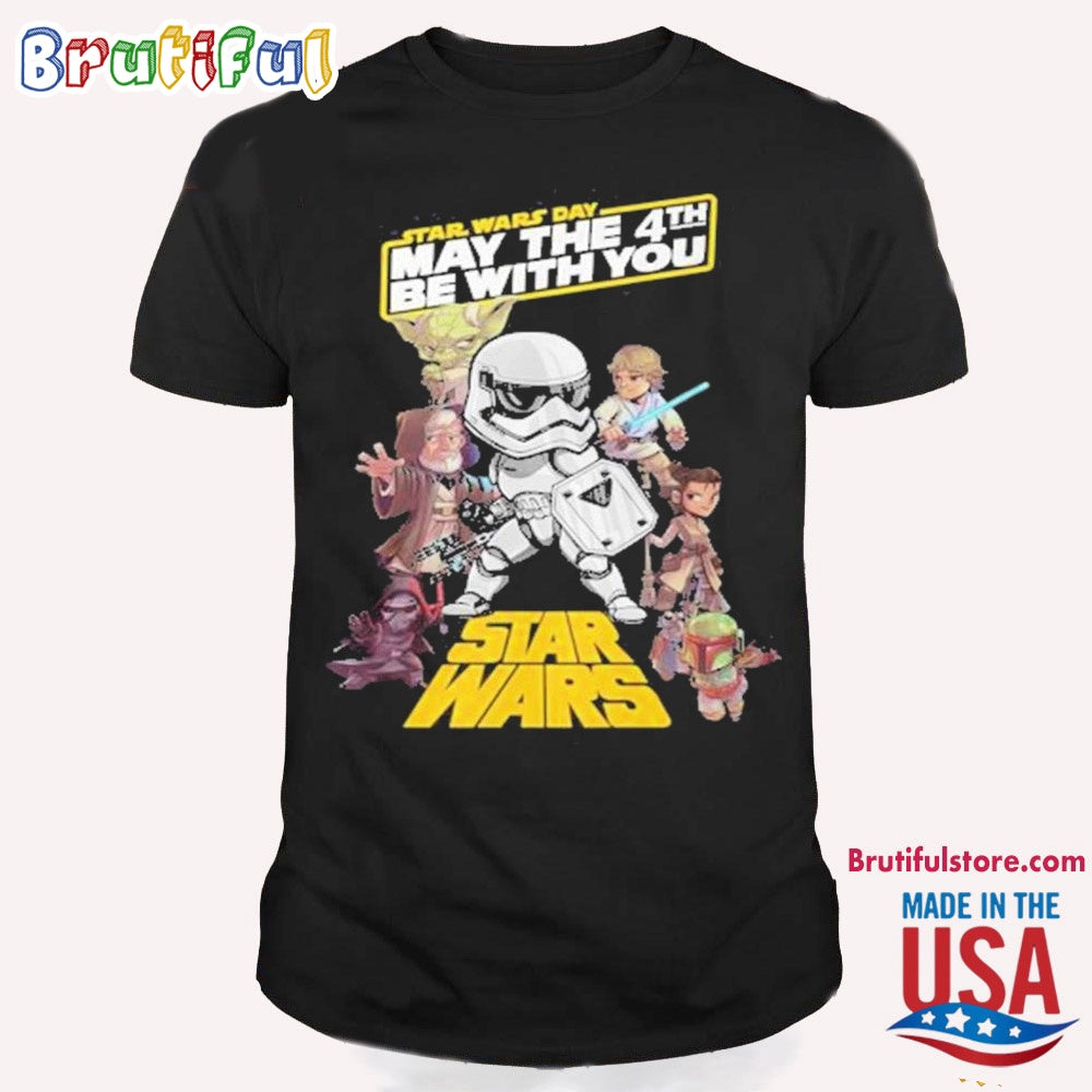 Star Wars Day May The 4th Be With You T Shirt