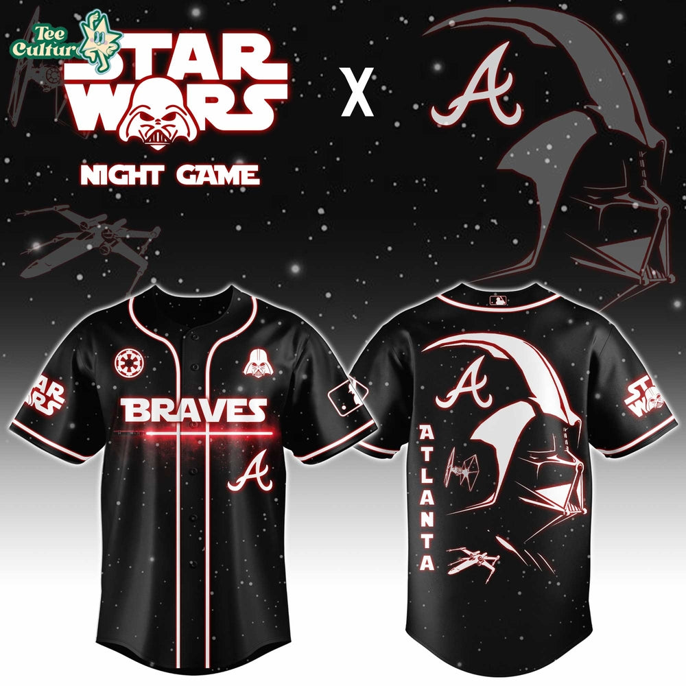 Star Wars Jersey, Braves Jersey, Darth Vader