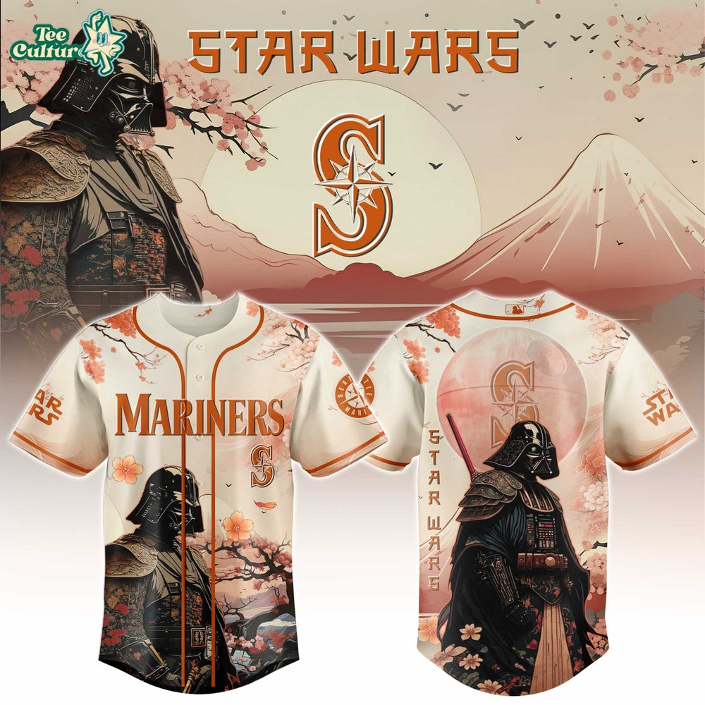 Star Wars Jersey, Mariners Jersey, Cherry Blossom