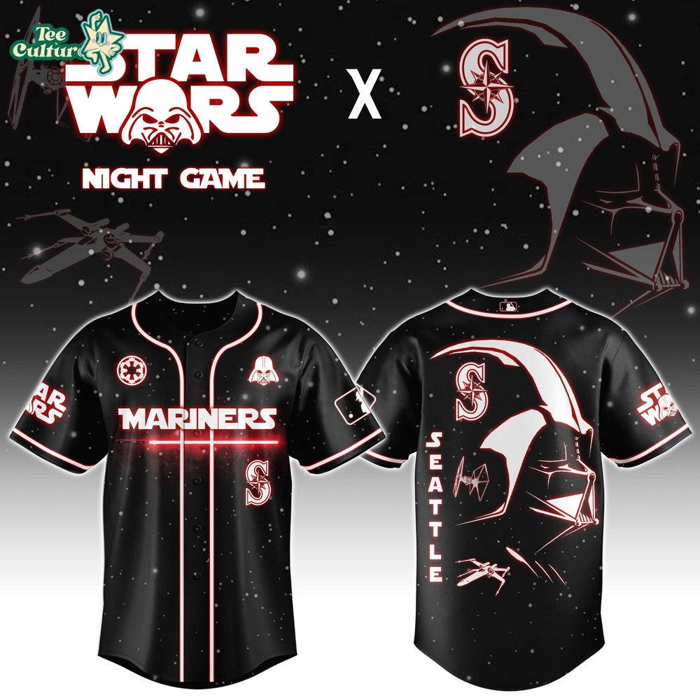 Star Wars Jersey, Mariners Jersey, Darth Vader