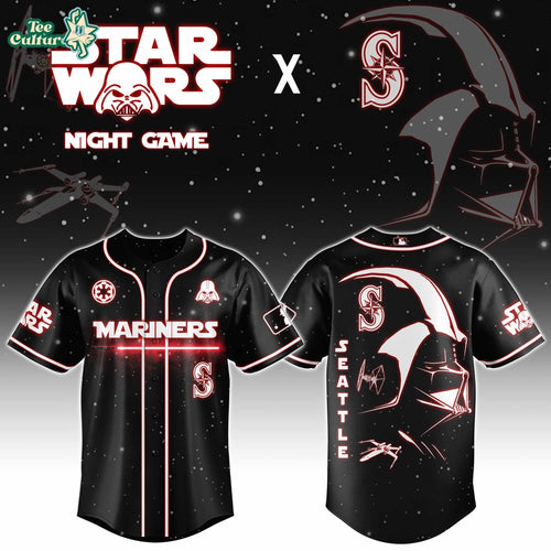 Star Wars Jersey, Mariners Jersey, Darth Vader
