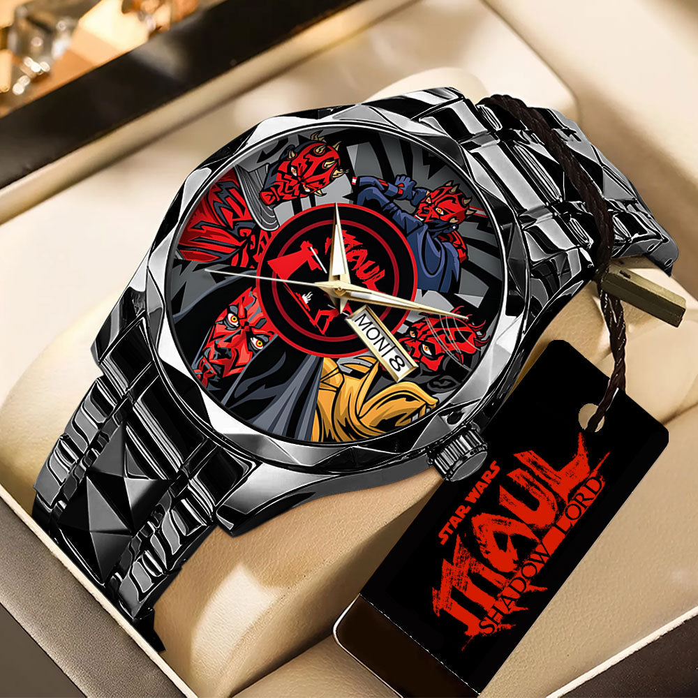 Star Wars: Maul Shadow Lord Alloy Luxury Quartz Watch - TANTN22668