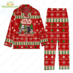 Star Wars Merry Bright Christmas Red Xmas Pajamas Set