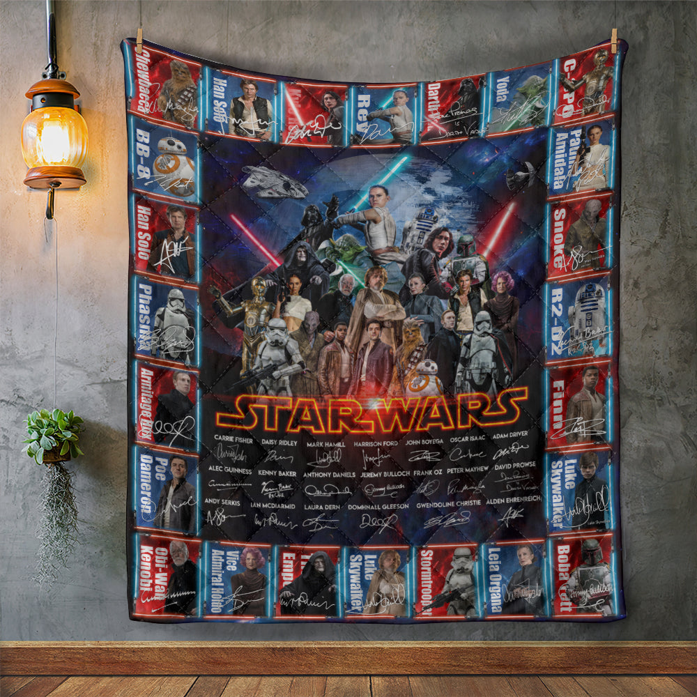 Star Wars Quilt Blanket - TMTHU7363
