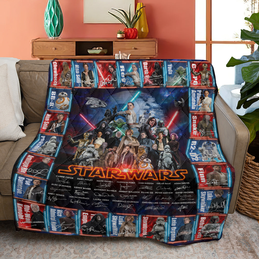 Star Wars Quilt Blanket - TMTHU7363