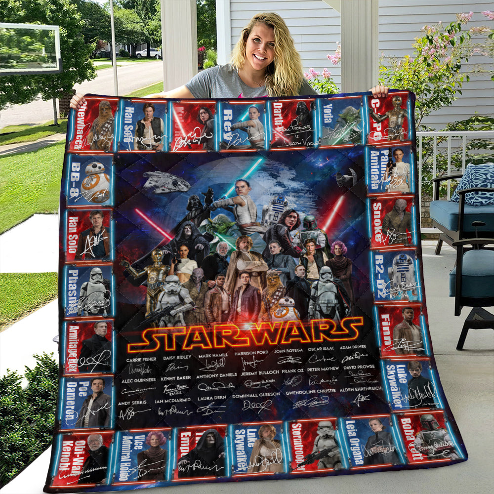 Star Wars Quilt Blanket - TMTHU7363