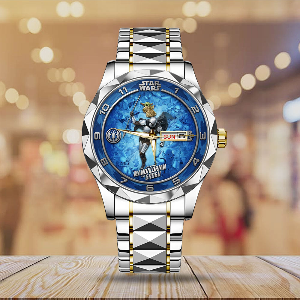 Star Wars: The Mandalorian and Grogu Alloy Luxury Quartz Watch - TMTHU6720