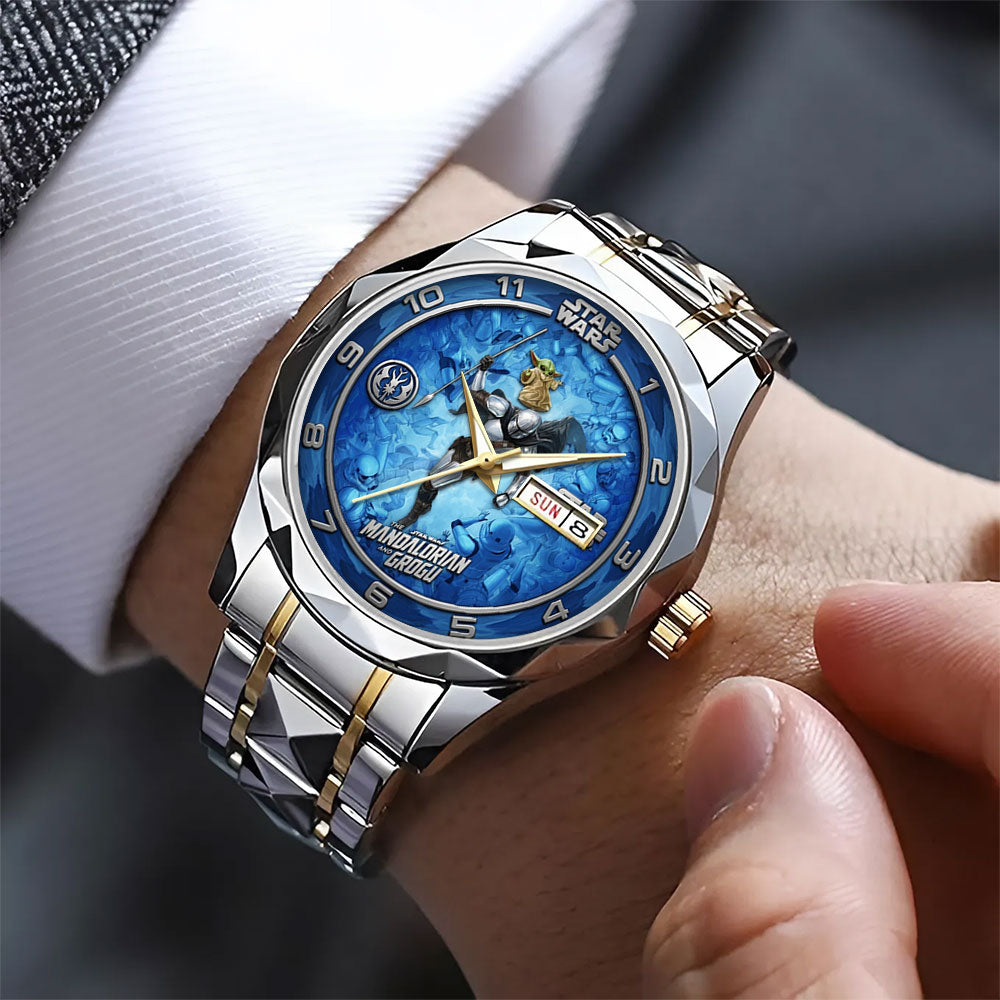Star Wars: The Mandalorian and Grogu Alloy Luxury Quartz Watch - TMTHU6720