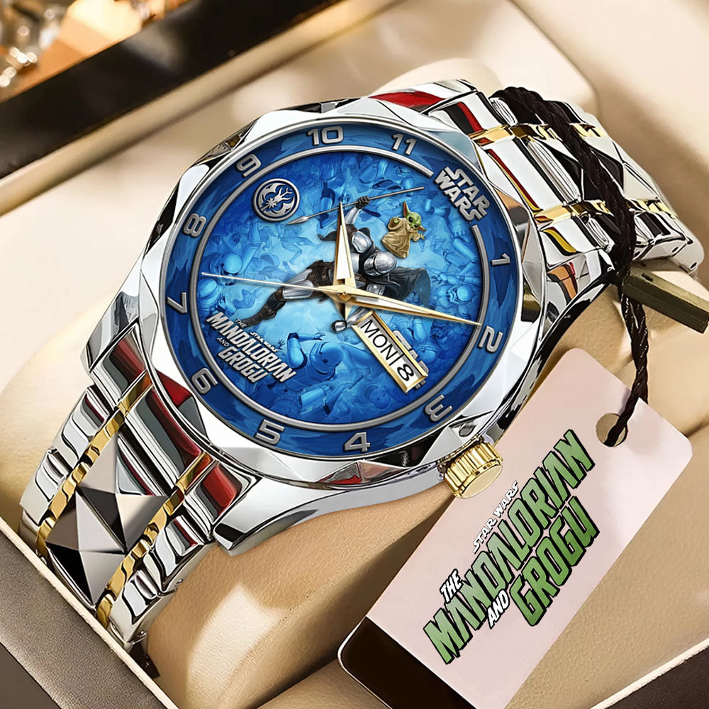 Star Wars: The Mandalorian and Grogu Alloy Luxury Quartz Watch - TMTHU6720