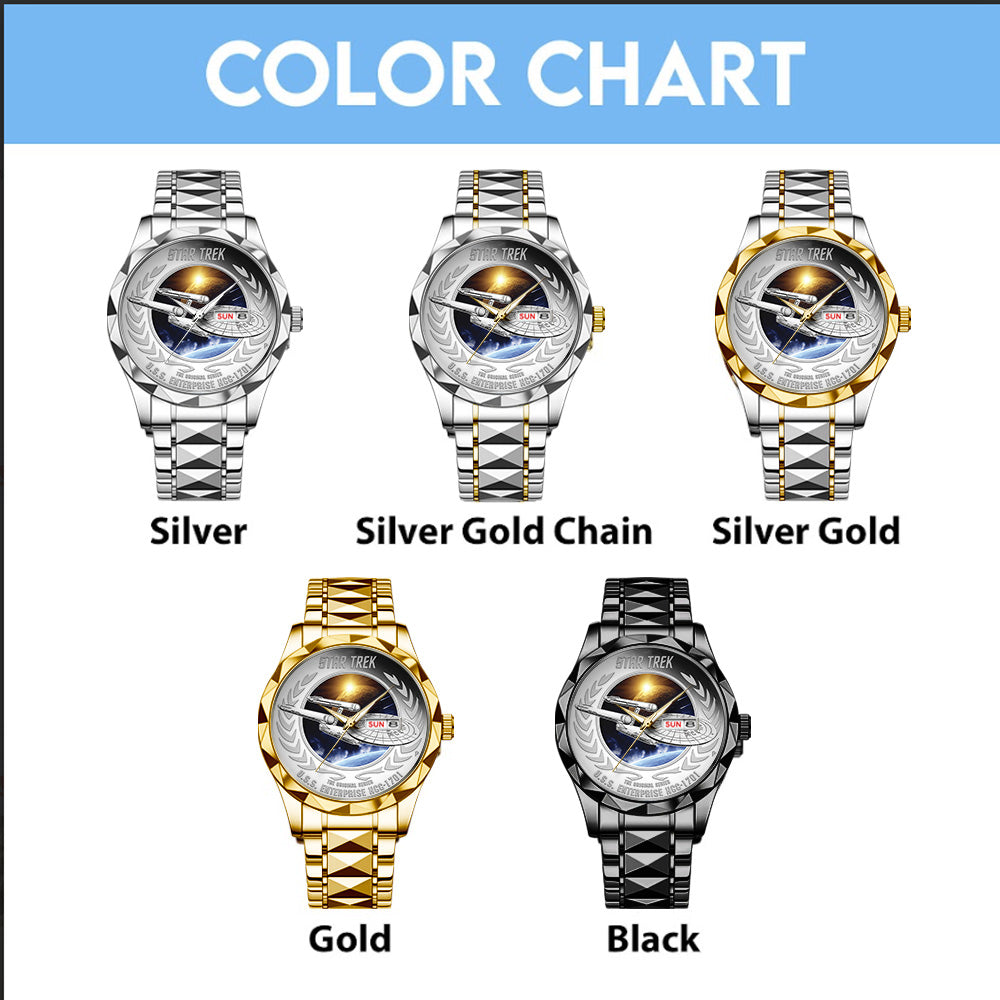 Star Trek Alloy Luxury Quartz Watch - TANTN17229