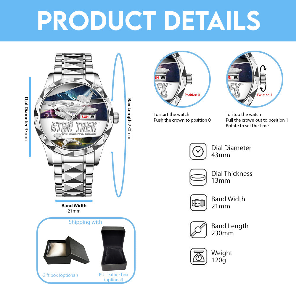 Star Trek Alloy Luxury Quartz Watch - TANTN18966