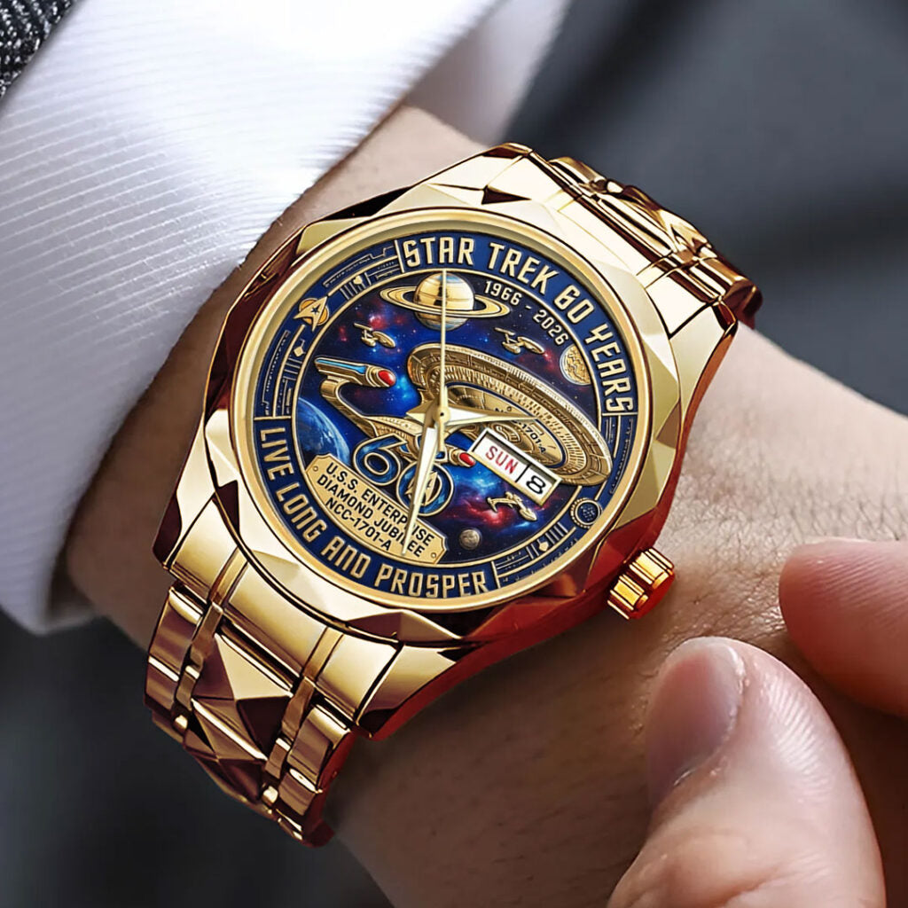Star Trek 60th Anniversary 2026 Alloy Luxury Quartz Watch - TMTHU4257