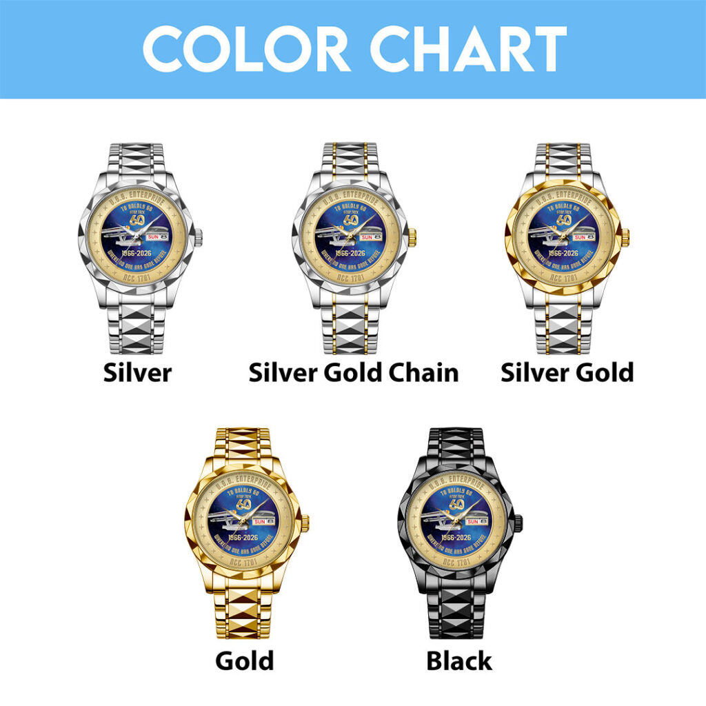 Star Trek 60th Anniversary Alloy Luxury Quartz Watch - MAITM15257