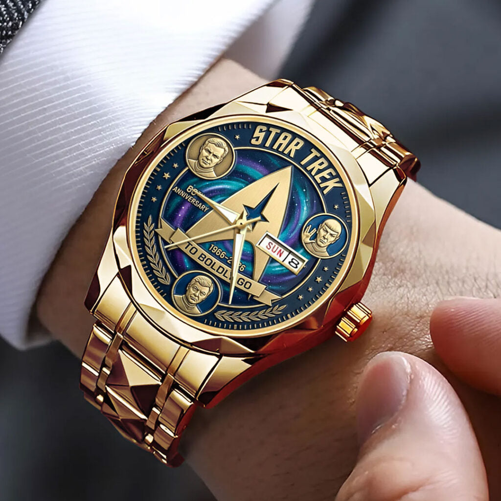 Star Trek 60th Anniversary Alloy Luxury Quartz Watch - TANTN21417
