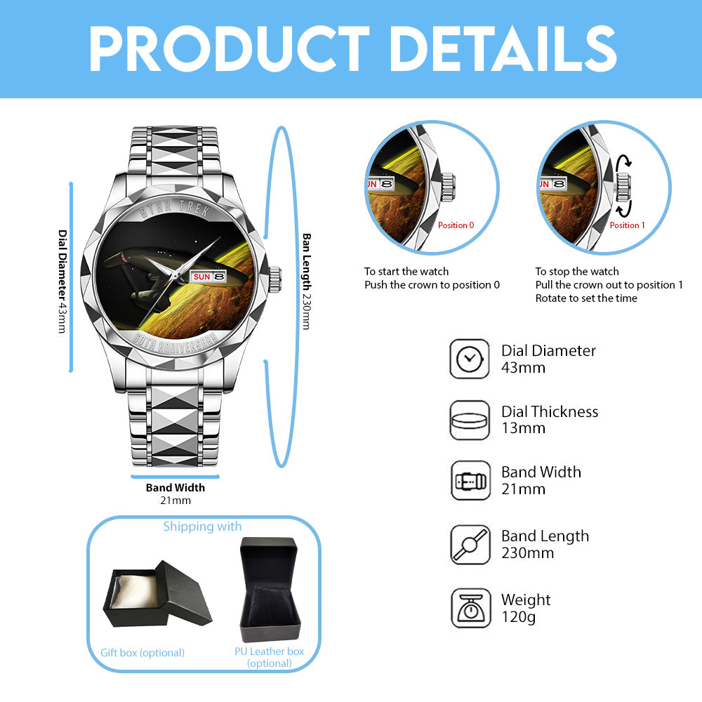 Star Trek 60th Anniversary 2026 Alloy Luxury Quartz Watch - TANTN18959