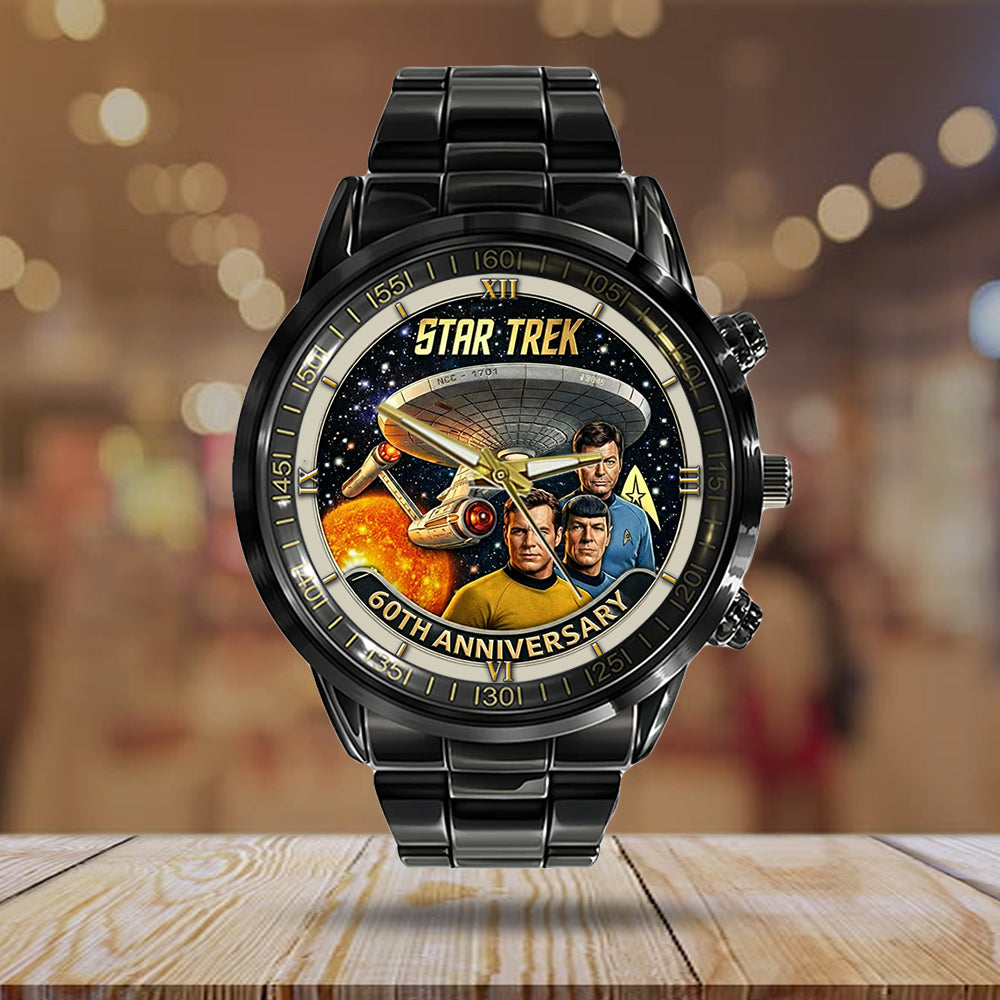 Star Trek 60th Anniversary 2026 Black Stainless Steel Watch - TMTHU4169