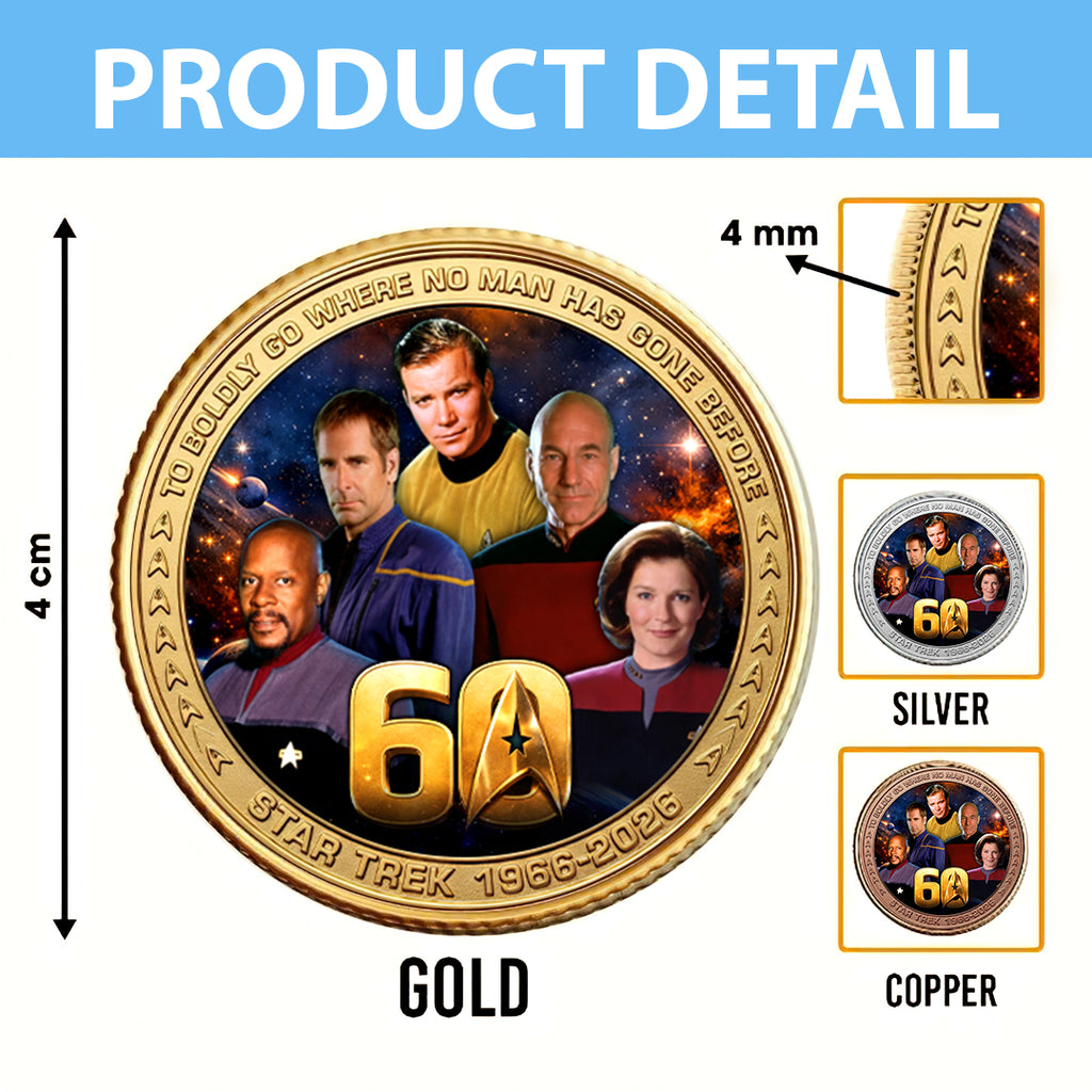 Star Trek 60th Anniversary Commemorative Coin – HOATT17770