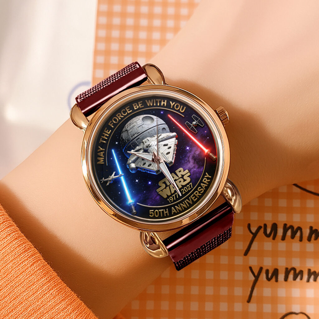 Star Wars 50th Anniversary Mesh Strap Quartz Watch - HOATT16584
