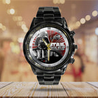 Star Wars Black Stainless Steel Watch - GNE 369
