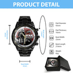 Star Wars Black Stainless Steel Watch - GNE 369