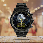 Star Wars Black Stainless Steel Watch - GNE 386