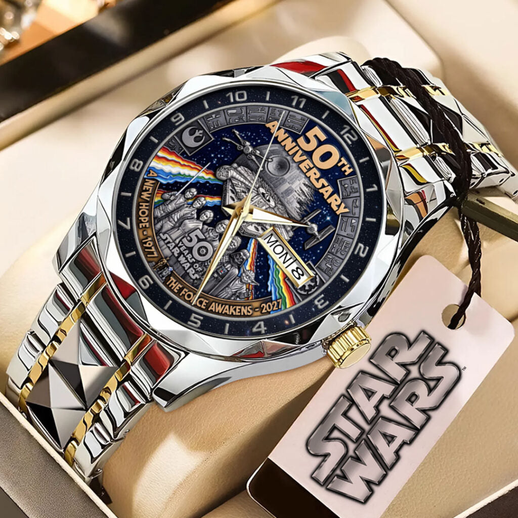 Star Wars 50th Anniversary Alloy Luxury Quartz Watch - GNE7098