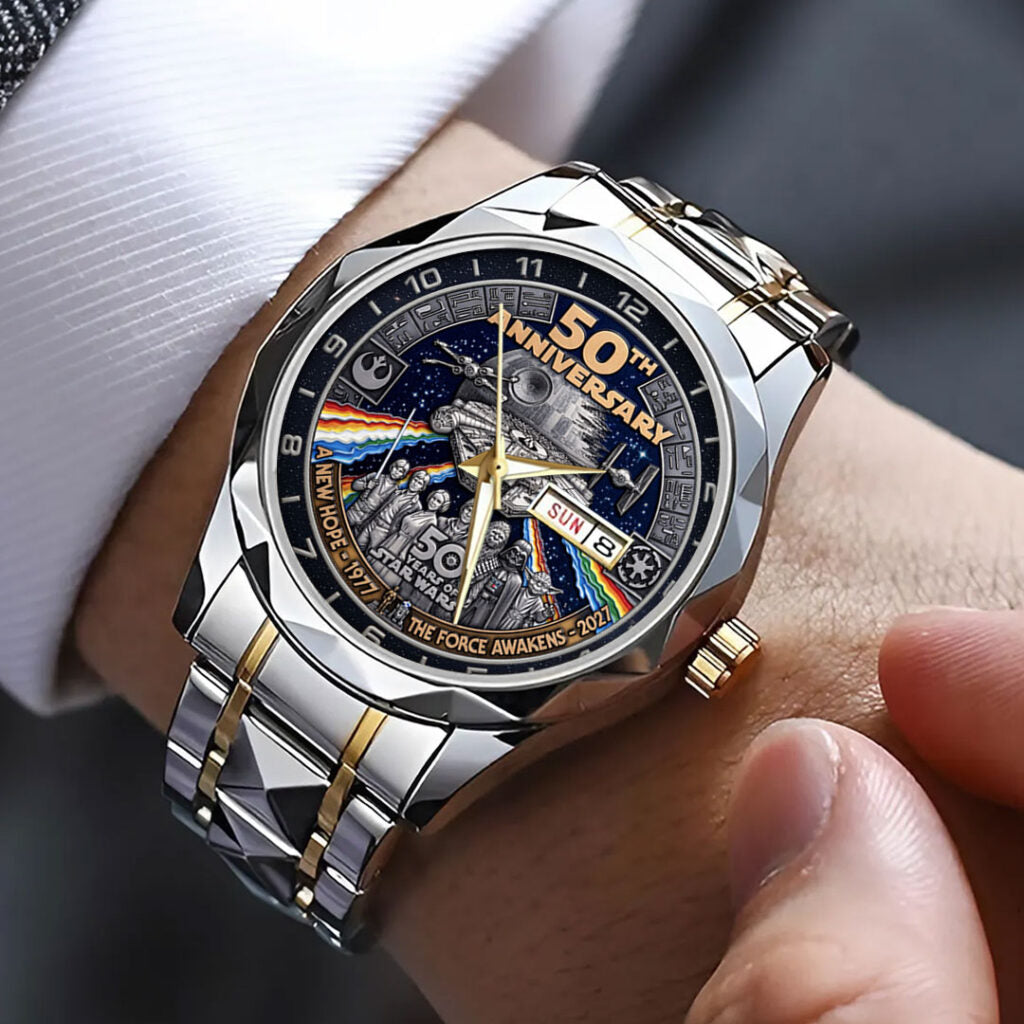Star Wars 50th Anniversary Alloy Luxury Quartz Watch - GNE7098