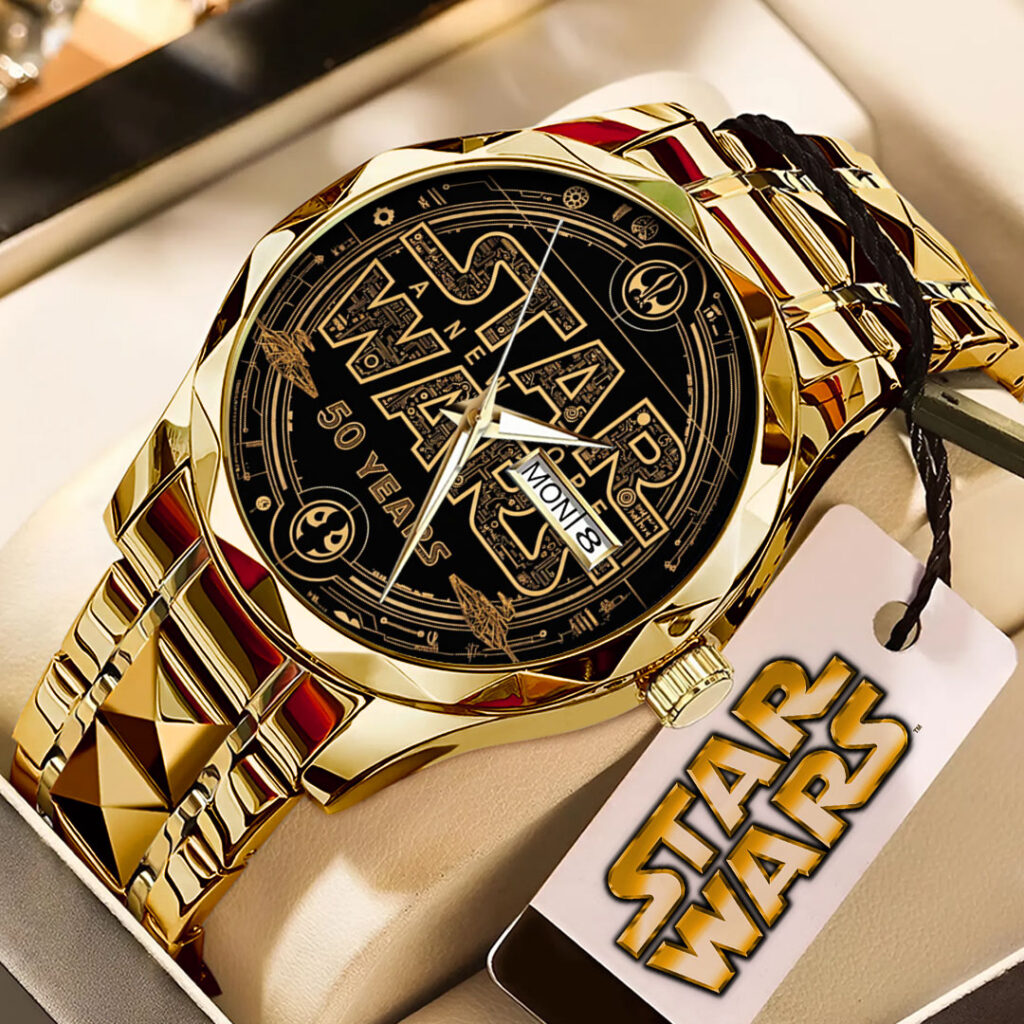 Star Wars 50th Anniversary Alloy Luxury Quartz Watch - GNE7099