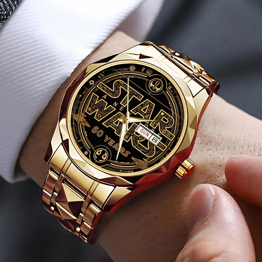Star Wars 50th Anniversary Alloy Luxury Quartz Watch - GNE7099