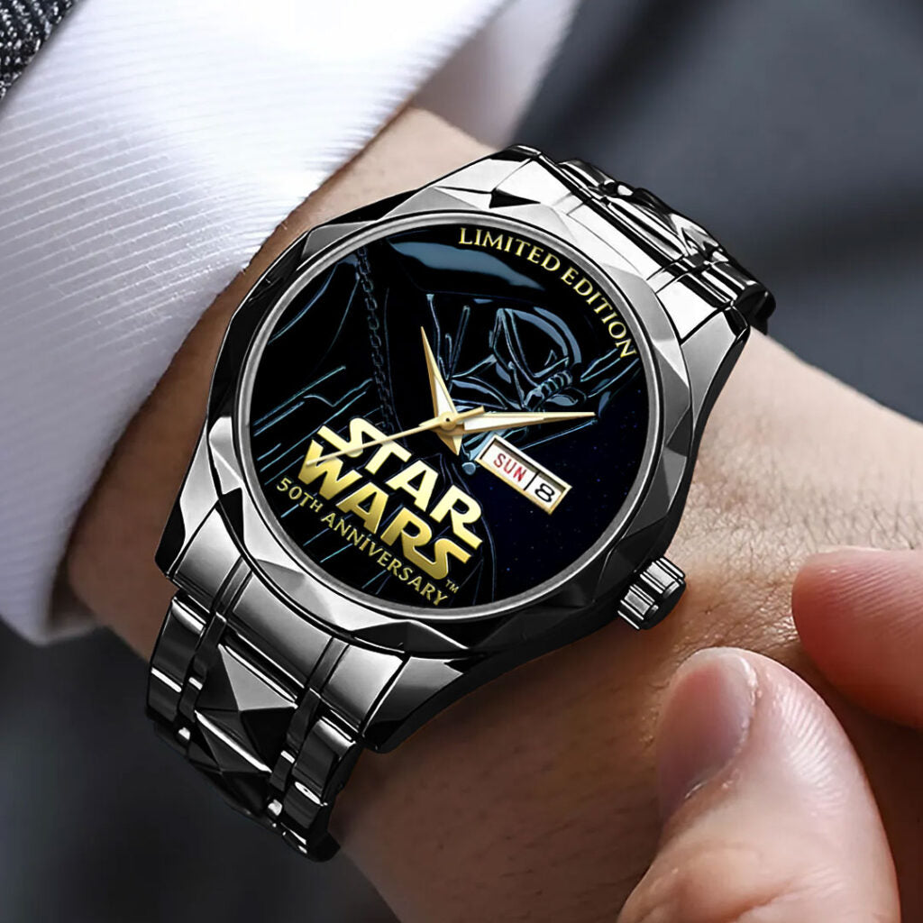 Star Wars 50th Anniversary Alloy Luxury Quartz Watch - TMTHU3044