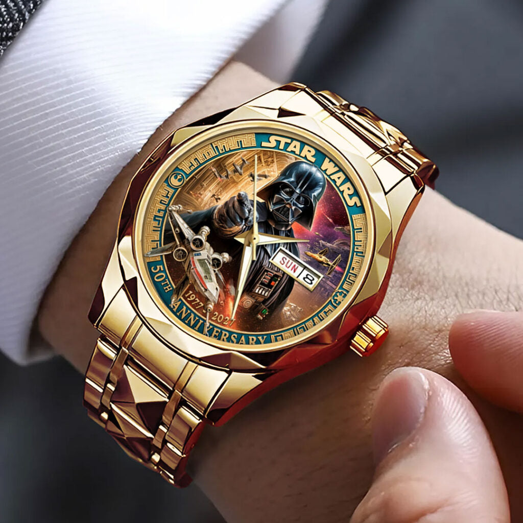 Star Wars 50th Anniversary Alloy Luxury Quartz Watch - TMTHU4303