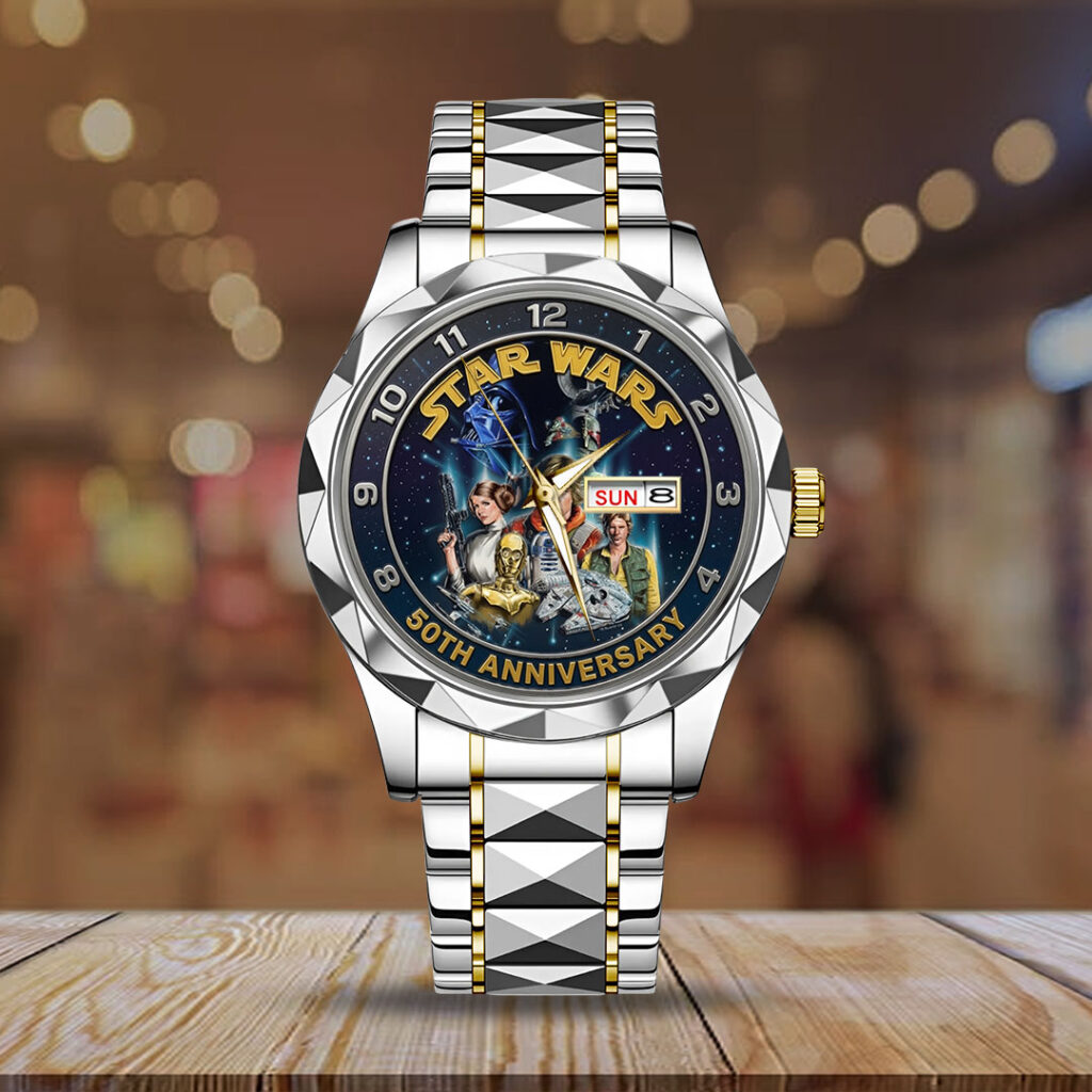 Star Wars 50th Anniversary Alloy Luxury Quartz Watch - TMTHU7124