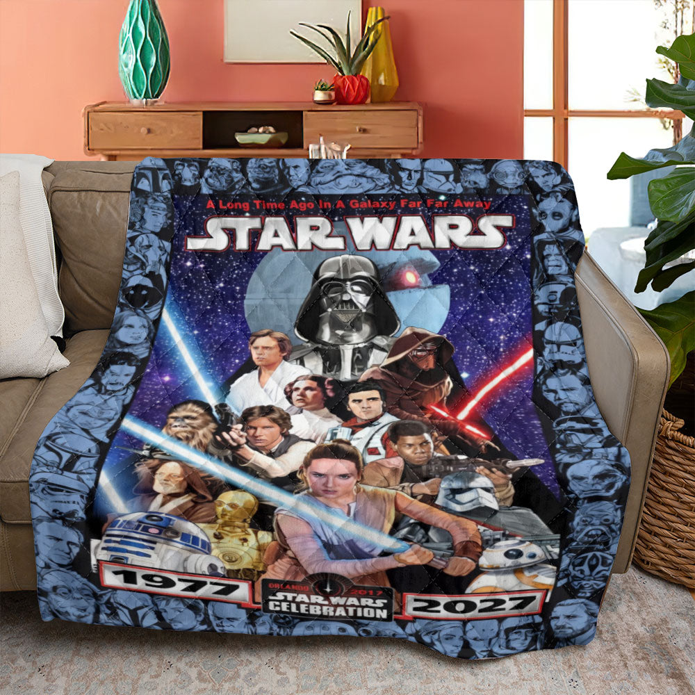 Star Wars 50th Anniversary Quilt Blanket - TMTHU4895
