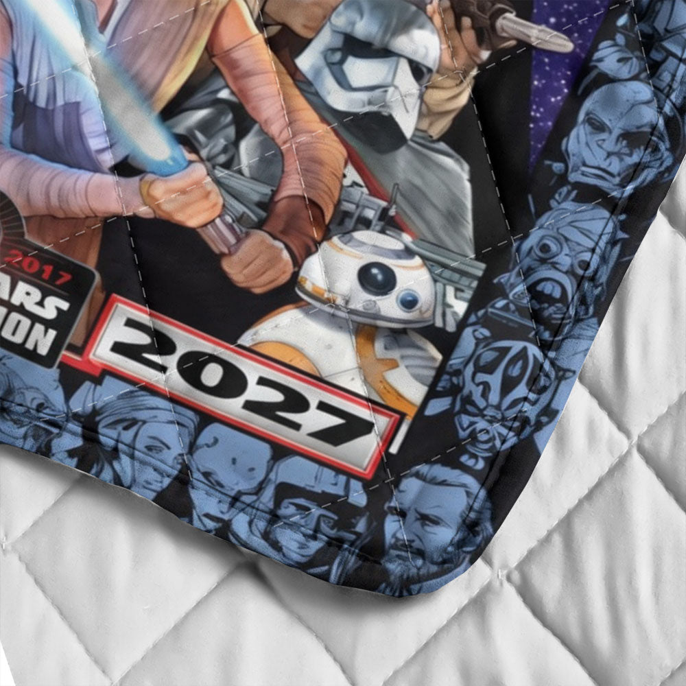 Star Wars 50th Anniversary Quilt Blanket - TMTHU4895