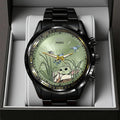 Star Wars: The Mandalorian and Grogu Black Stainless Steel Watch - GNE6387