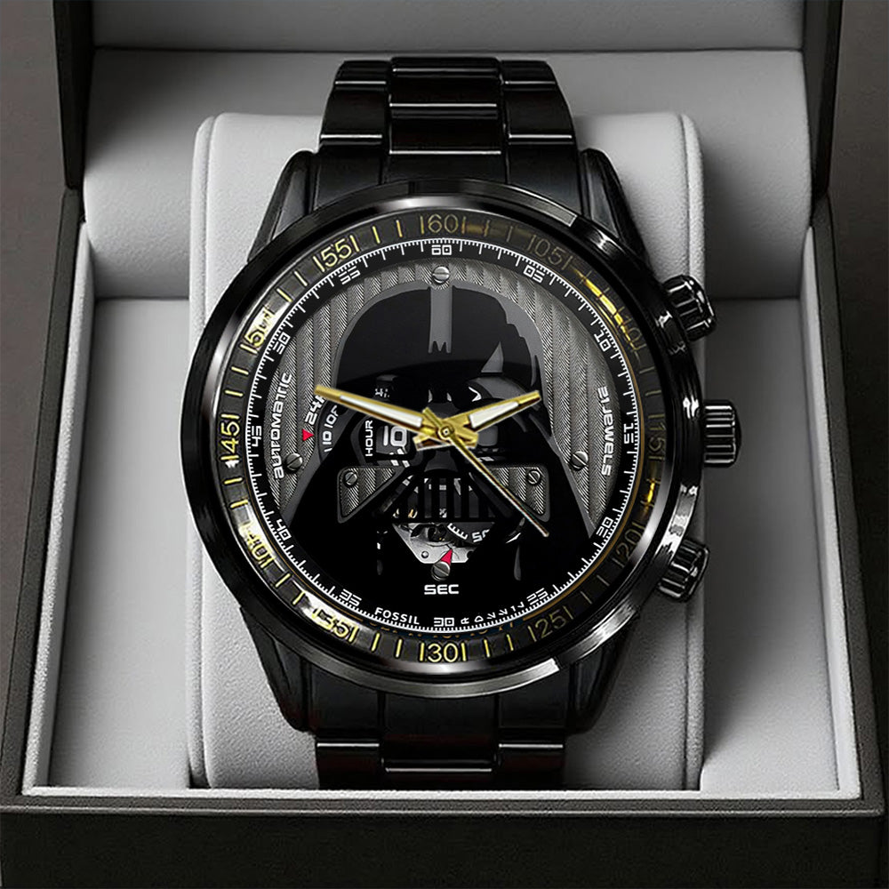 Star Wars x Darth Vader Black Stainless Steel Watch - GNE5708