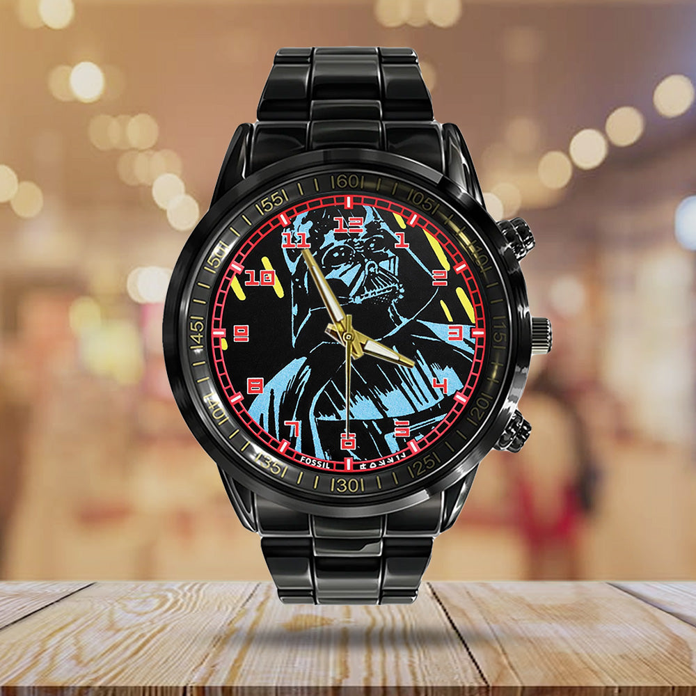 Star Wars x Darth Vader Black Stainless Steel Watch - GNE5716