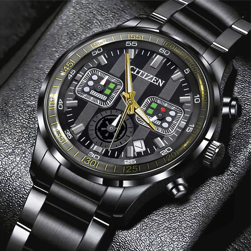 Star Wars x Darth Vader Black Stainless Steel Watch - GNE5718