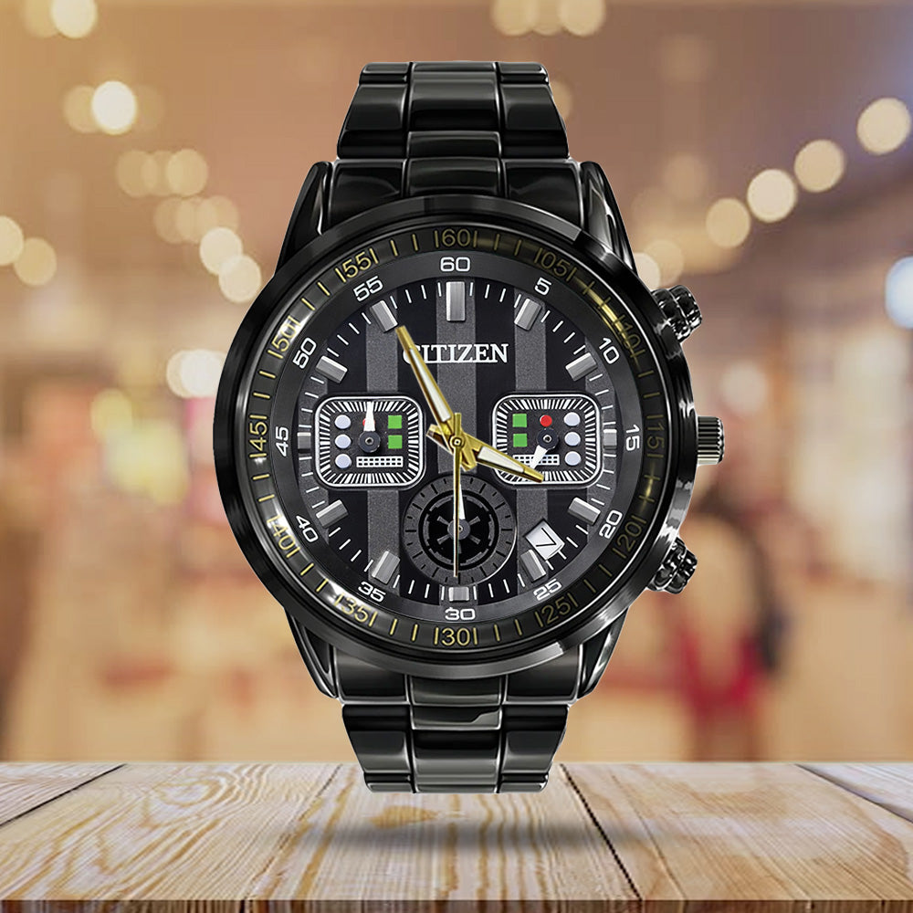 Star Wars x Darth Vader Black Stainless Steel Watch - GNE5718