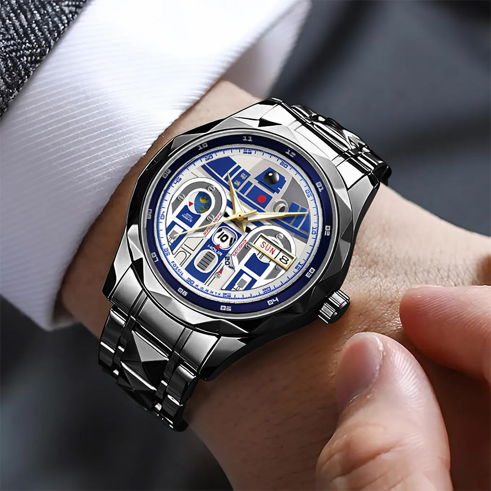 Star Wars x R2-D2 Alloy Luxury Quartz Watch - GNE5701