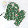 Starbuck Pajamas Set Christmas Gift for Coffee Lover