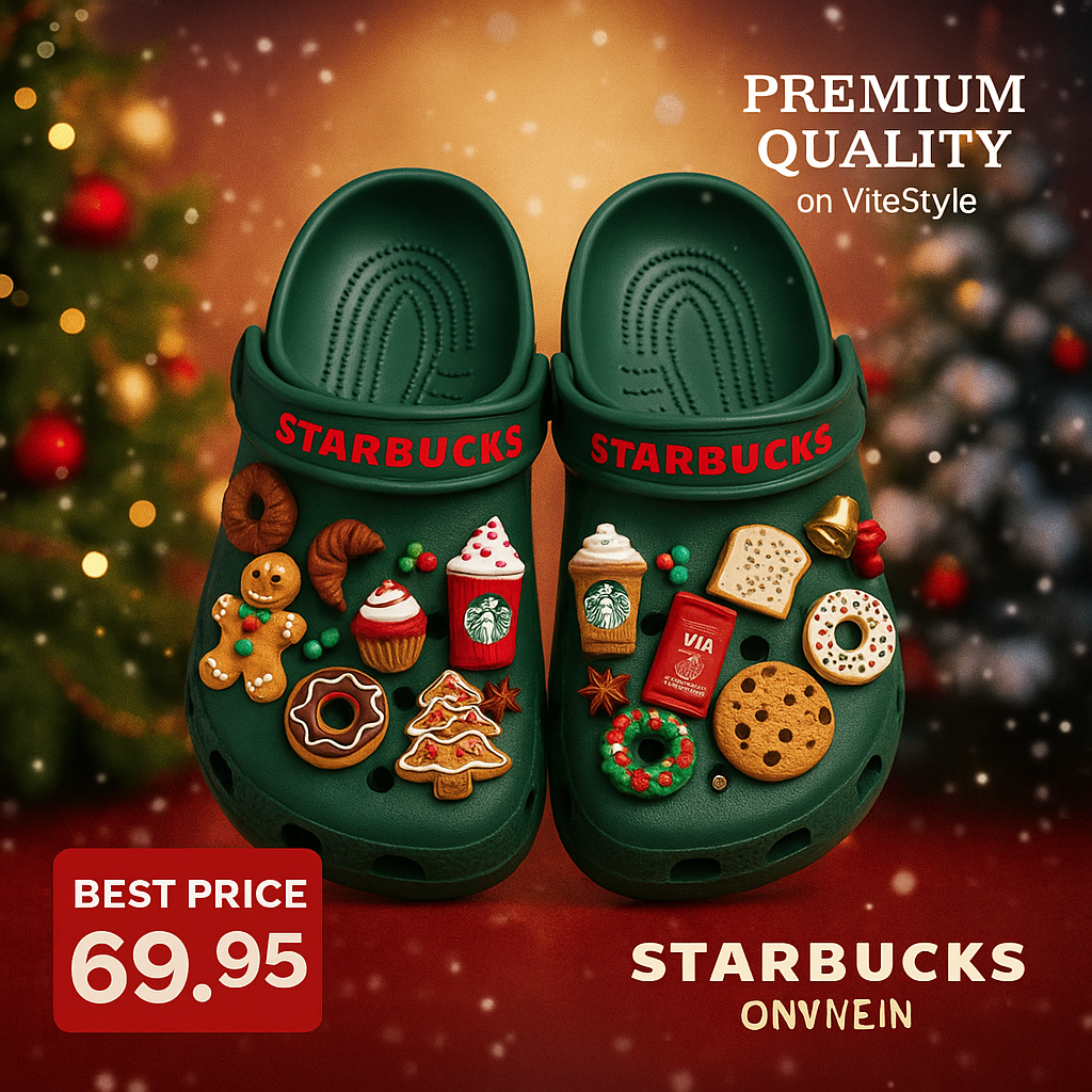 Starbucks Crocs Charms