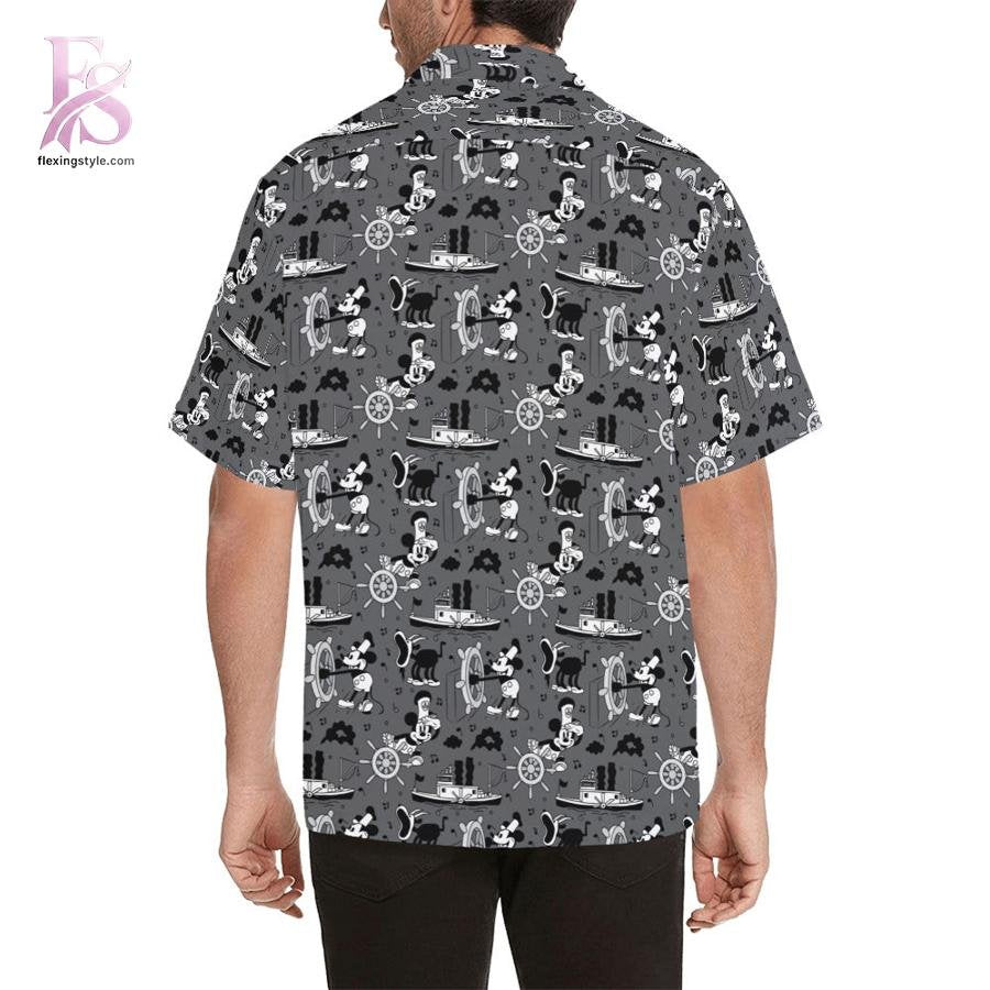 Steamboat Mickey Hawaiian Shirt
