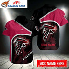 Stellar Splash Customizable Atlanta Falcons Hawaiian Shirt