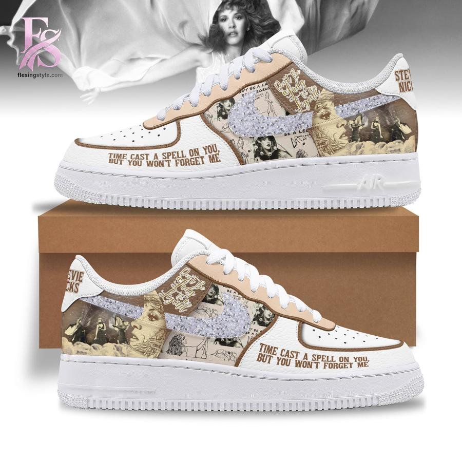 Stevie Nicks Time cast a spell on you Nike Air Force 1