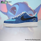 Stitch Blue V1 AF1 Shoes Custom Anime Sneaker