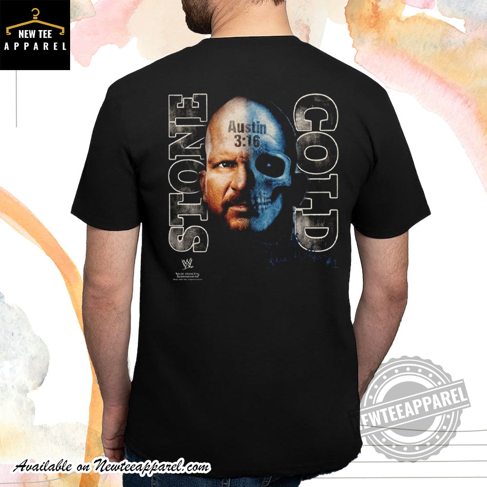Stone Cold Steve Austin Two Face Snow Wash Shirt