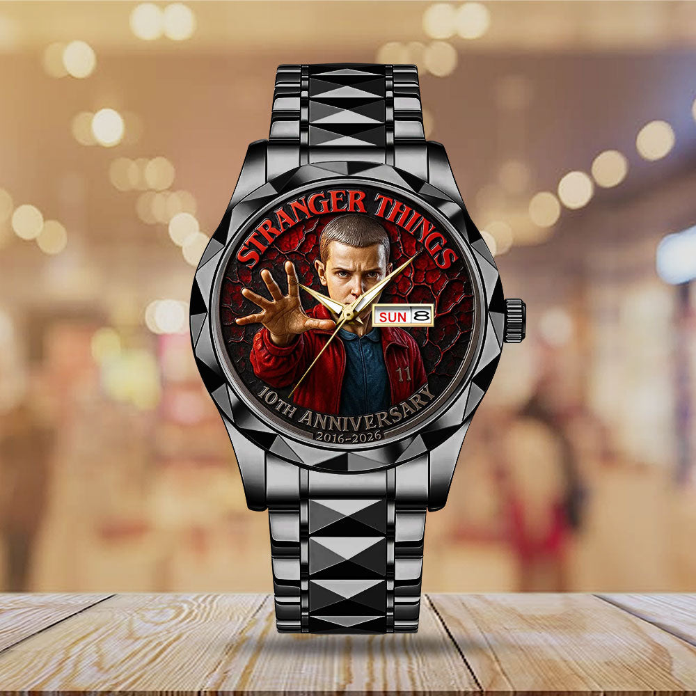 Stranger Things 10Th Anniversary Alloy Luxury Quartz Watch - MAITM13903